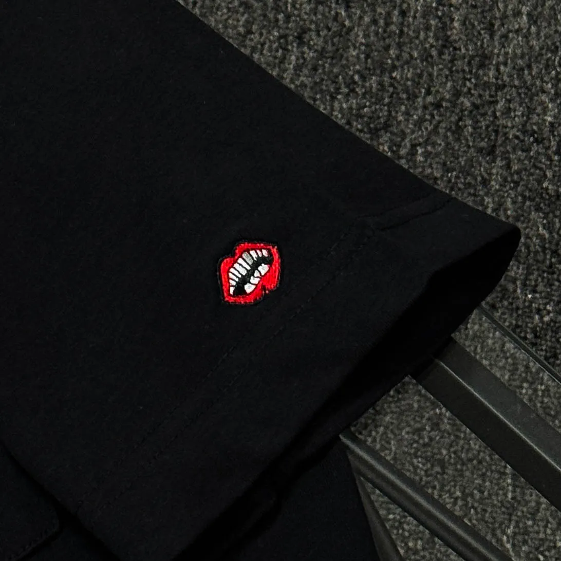 P180 Chrome Hearts 25 high version fabrics made of 300g high-density cotton, no deformation, no shrinkage, complete with three labels, same style for men and women, process: sleeve embroidery + digital printing, color: white, black, fluorescent green, SIZE: S-XL